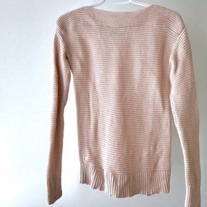 Ralph Lauren Pink Boat Neck Cotton Sweater